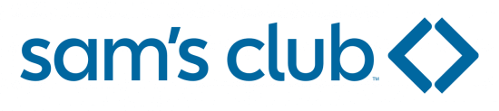 The Sams Club logo with sam’s club in blue lowercase letters, followed by a blue diamond-shaped icon on a white background.